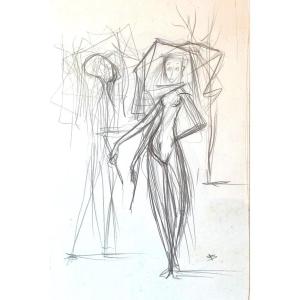 Disegno d’Enrico Brandani (1914–1979)