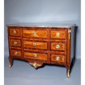 Marquetry Chest Of Drawers, Transition Period