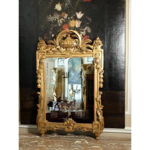 Louis XVI Mirror In Gilded Wood