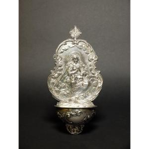 18th Century Font In Solid Silver