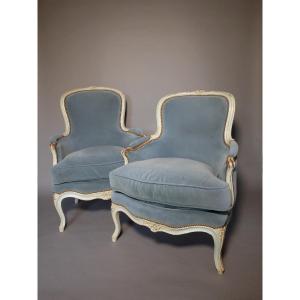 Pair Of Louis XV Shepherdesses In Convertible