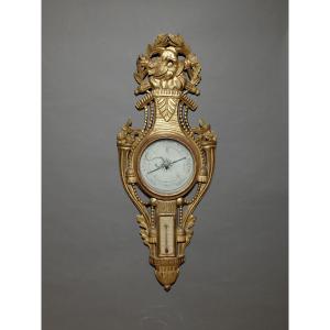 Louis XVI Period Gilt Barometer