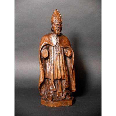 Bishop Sculpture - XIXth Century