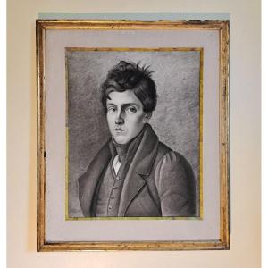 Portrait Of A Young Man From The Charles X Period 