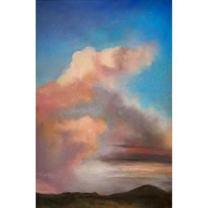 Pastel Sky Study "these Wonderful Clouds"