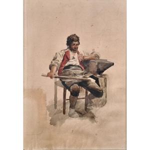 Portrait Of A Blacksmith