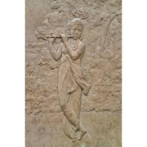 19th Century Bas-relief Terracotta Plaque 