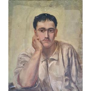 Portrait Of A Man, Neoclassical School, Circa 1880