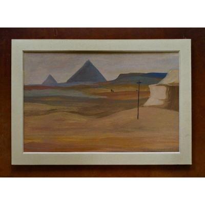 Jean Mayodon 1893-1967  Pyramids