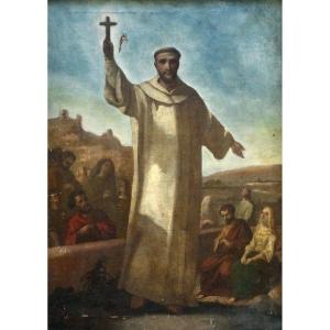 Painting Late Nineteenth Symbolist School Religious Scene