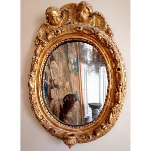 Regency Period Oval Alcove Mirror