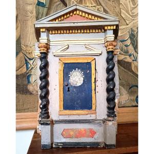 Polychrome Wooden Tabernacle, Early 18th Century