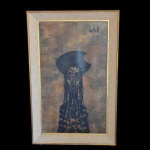 Don Quixote Canvas Painting Signed Chavan