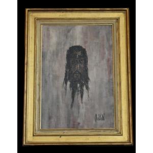 Canvas Painting Signed Chavan