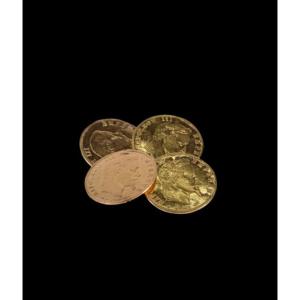 Pair Of Cufflinks With Gold Parts