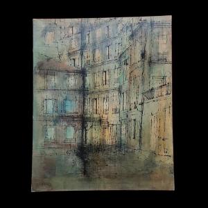 Painting Of The Corner Of Rue De Seine By Jan Vakowskaï
