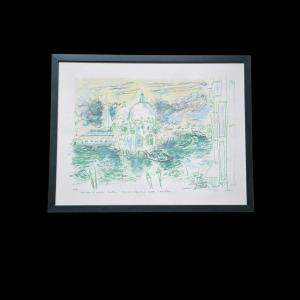 Painting “basilica Of Santa Maria Della Salute” By Jean Fusaro