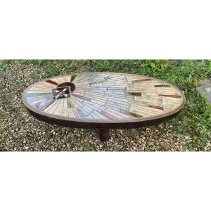 Coffee Table By Barrois Vallauris 1970