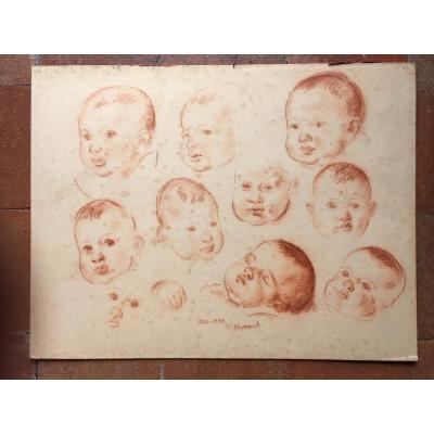 Charles Kvapil, Studies De Physionomies, 1934