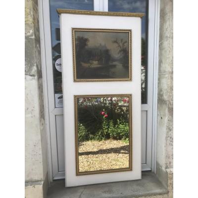 Trumeau avec paysage XIXème