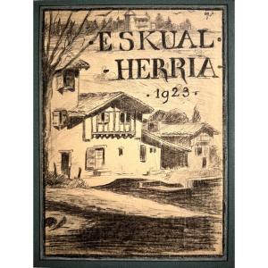 Raymond Silvy-leligois (1901-1927) Basque Country Biarritz Cambo Pablo Tillac Lot Of 40 Drawings