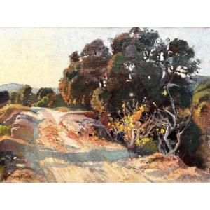 Victor Crumière (1895-1950) Provence Avignon Les Angles 