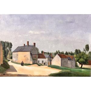 Edmond Ceria (1884-1955) House In Château Landon July 1929 Aristide Briant Gallery