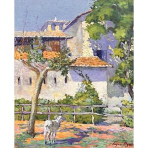 Eugène Nys (1903-?) Lille Paris Provence The Goat