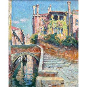 Louis Montagné (1879-1960) Avignon Paris Italy Venice Palazzo Dario