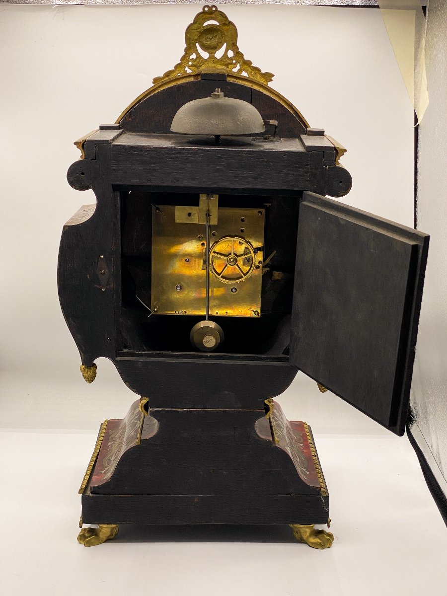 Pendola francese “Tête de Poupée” in stile Luigi XIV, periodo Napoleone III-photo-2