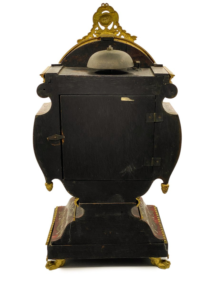 Pendola francese “Tête de Poupée” in stile Luigi XIV, periodo Napoleone III-photo-3