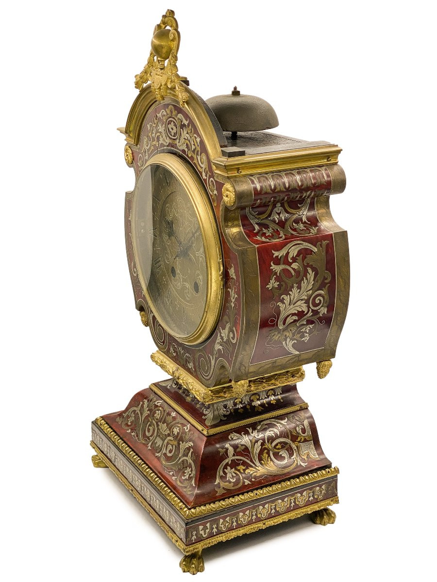 Pendola francese “Tête de Poupée” in stile Luigi XIV, periodo Napoleone III-photo-4