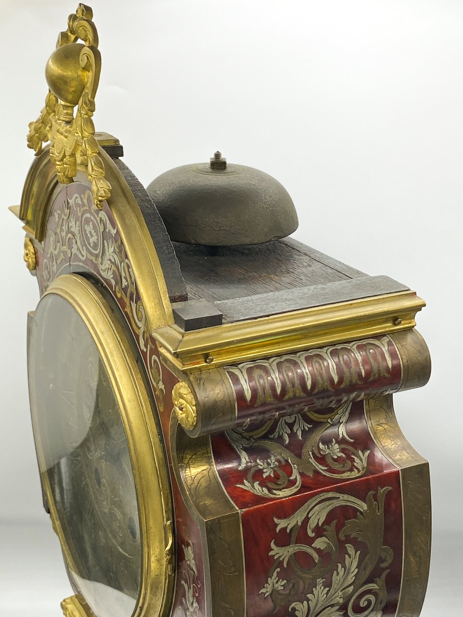 Pendola francese “Tête de Poupée” in stile Luigi XIV, periodo Napoleone III-photo-2