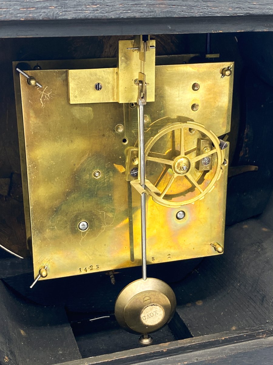 Pendola francese “Tête de Poupée” in stile Luigi XIV, periodo Napoleone III-photo-4