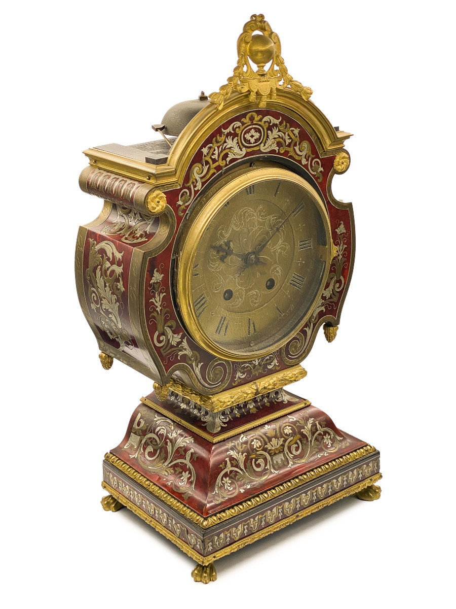 Pendola francese “Tête de Poupée” in stile Luigi XIV, periodo Napoleone III