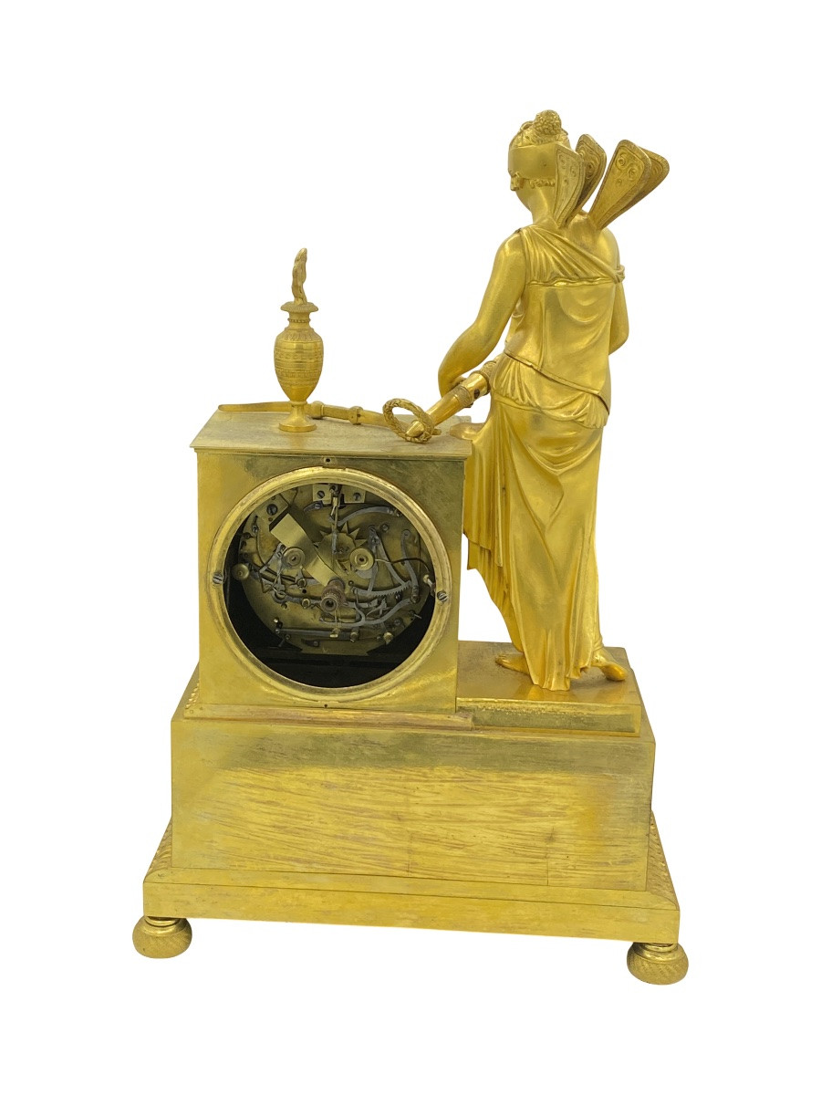 Pendola francese firmata Berthoud suoneria a ore e quarti, venduta as is per restauro-photo-4