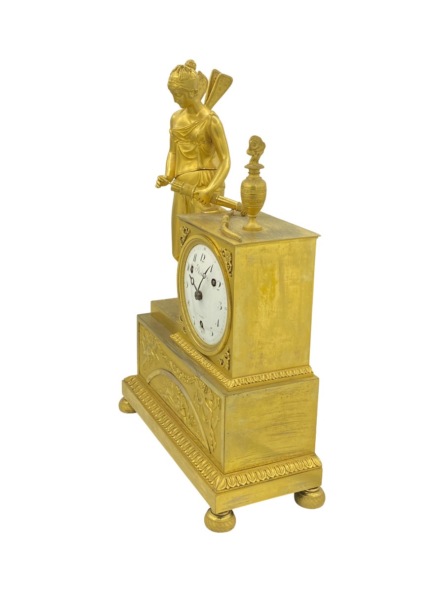 Pendola francese firmata Berthoud suoneria a ore e quarti, venduta as is per restauro-photo-2