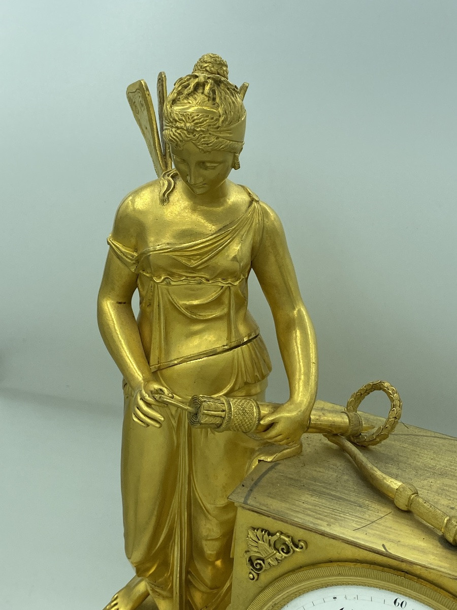 Pendola francese firmata Berthoud suoneria a ore e quarti, venduta as is per restauro-photo-4