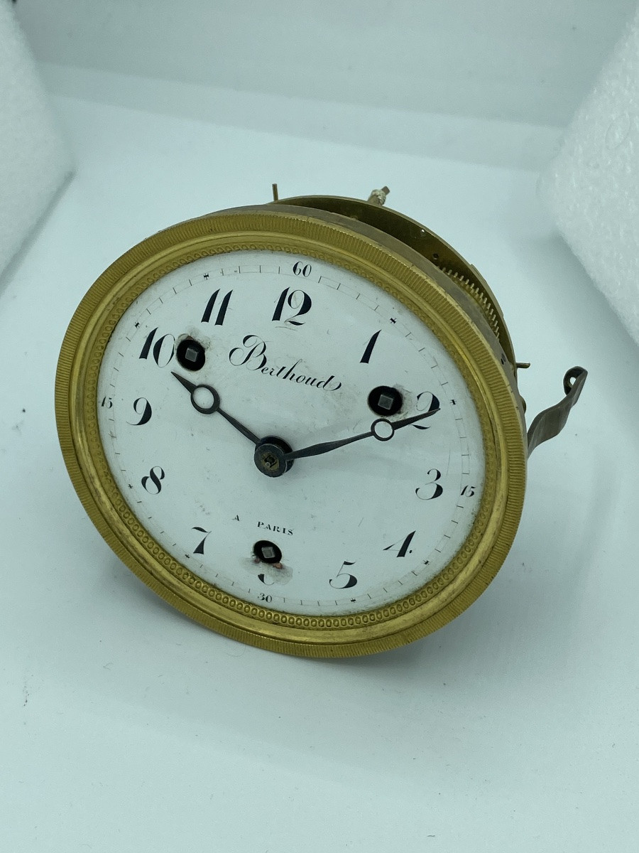 Pendola francese firmata Berthoud suoneria a ore e quarti, venduta as is per restauro-photo-5