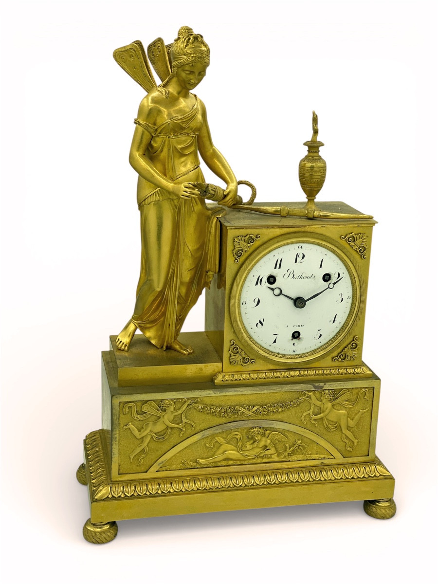 Pendola francese firmata Berthoud suoneria a ore e quarti, venduta as is per restauro