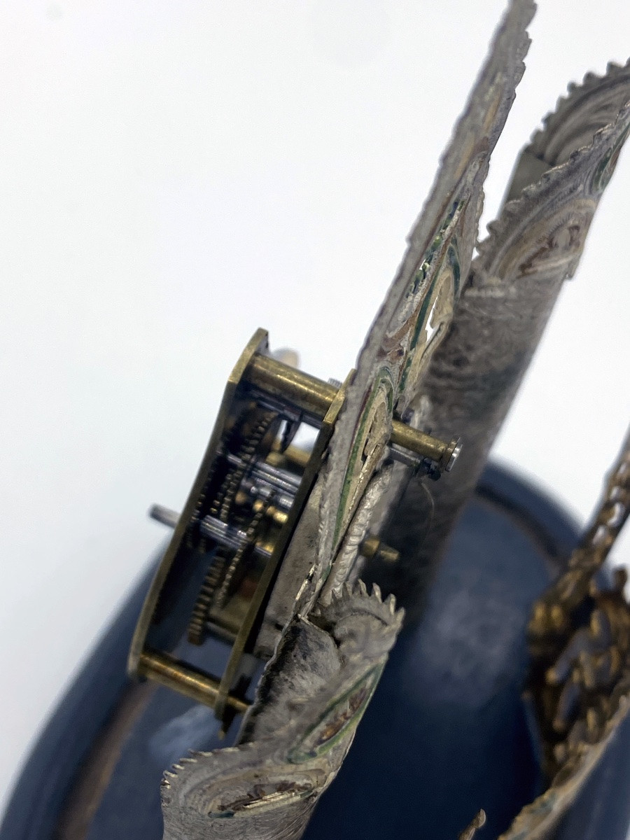 Orologio da tavolo austriaco Zappler in stile gotico, revisionato, fine 1800-photo-6