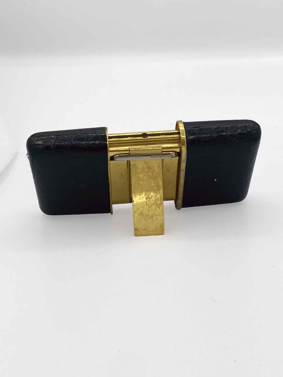 Orologio da viaggio Movado "Giant" Ermeto Pullman 8 giorni AS 895, revisionato e funzionante-photo-3