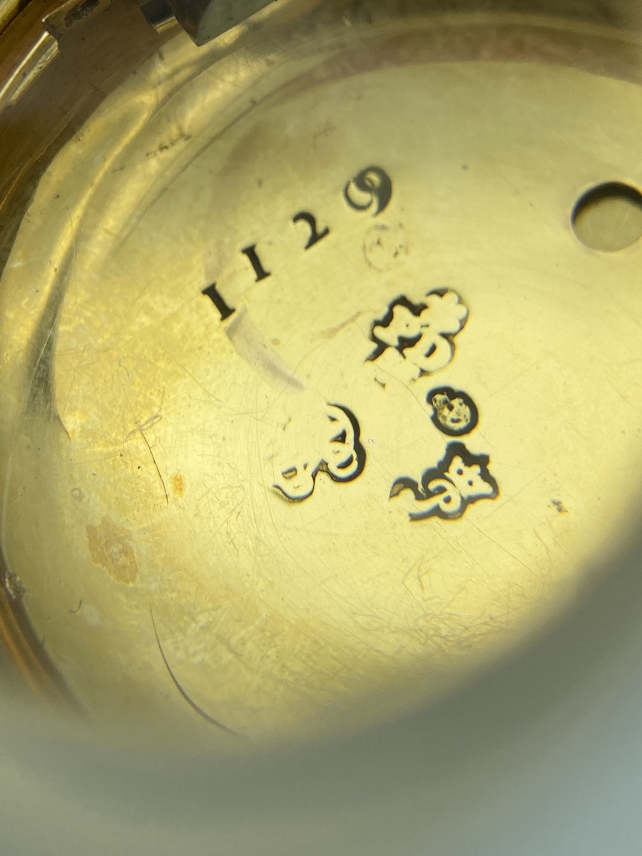 Solo cassa in oro e smalto per orologio da tasca a ripetizione, periodo Luigi XVI-photo-3