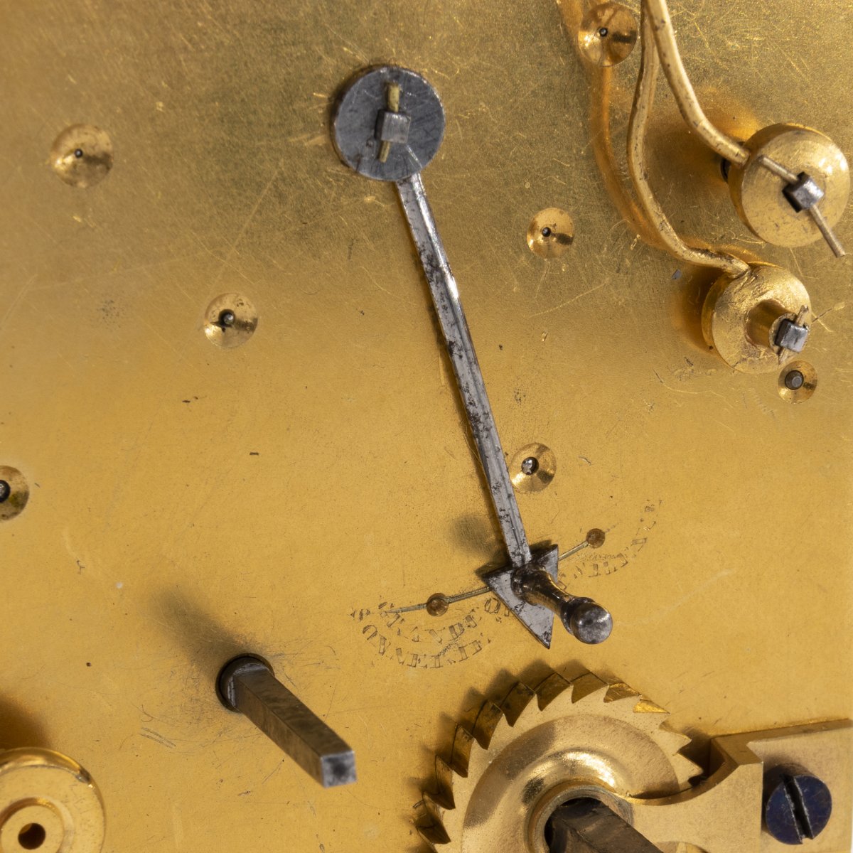 Pendulette d'Officier Signé "Breguet" Grande and Petite Sonnerie, réveille et thermomètres-photo-6