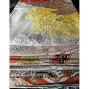 Japan, Lot Of 10 Obi, Japanese Belt