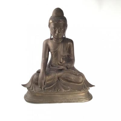 Large Bronze Burmese Buddha 