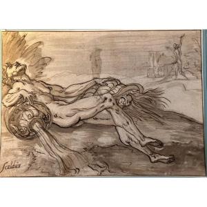 School Of Fontainebleau From The Second Half Of The 16th Century