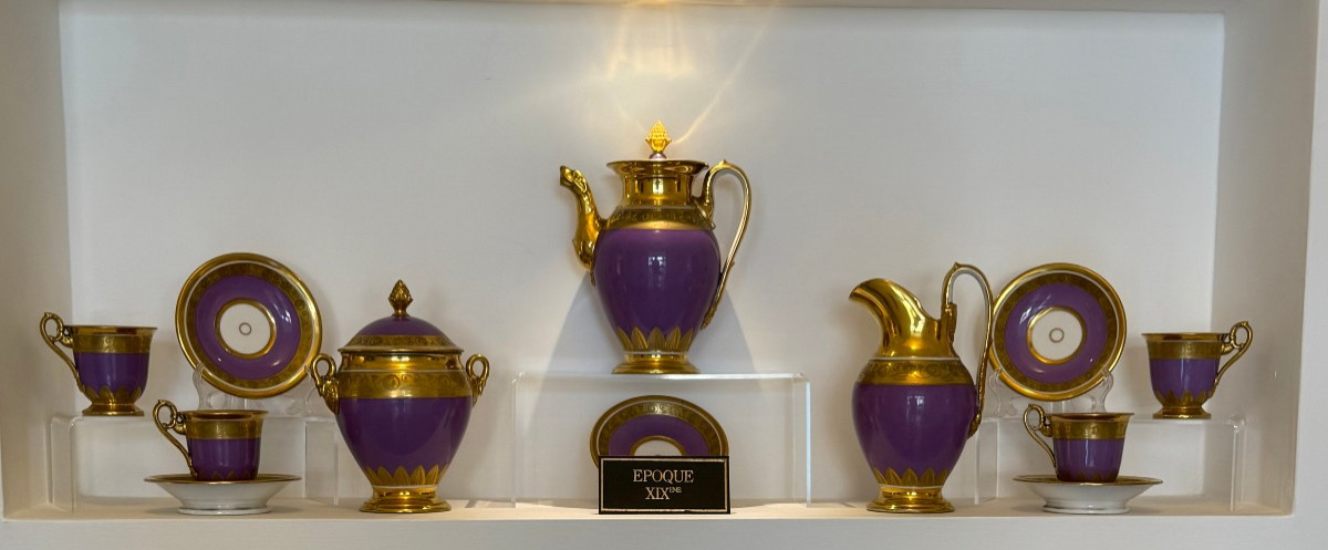 Impero: servizio a caffè viola pensiero