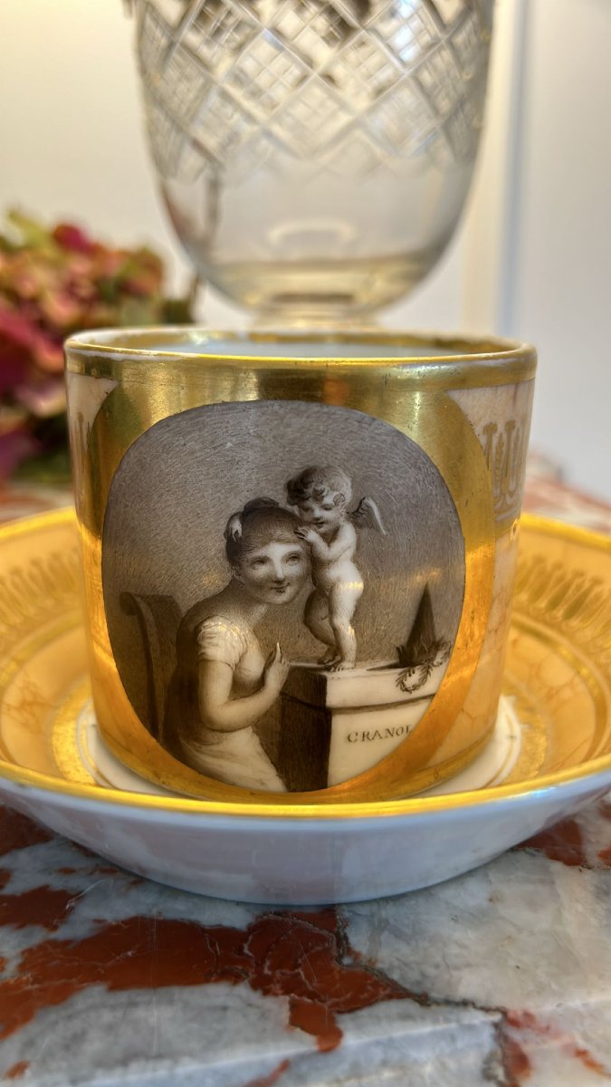 Tazza in porcellana firmata Dagoty-photo-3