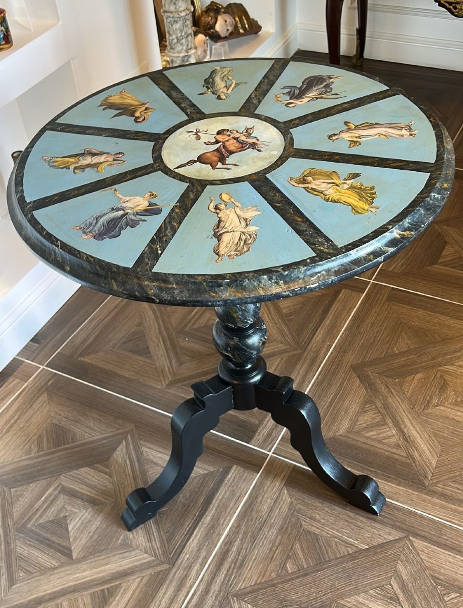 Tavolino Napoleone III stile Neoclassico 